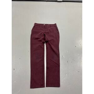 Mugsy  "The Ports" Maroon Stretch Chino Pants 33x34